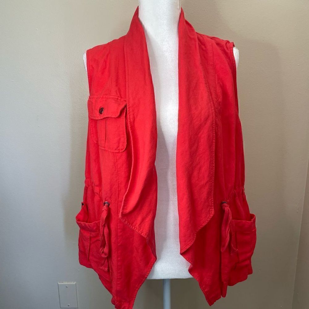 Torrid| Linen | Large| with Pockets| Utility Vest - Picture 10 of 12